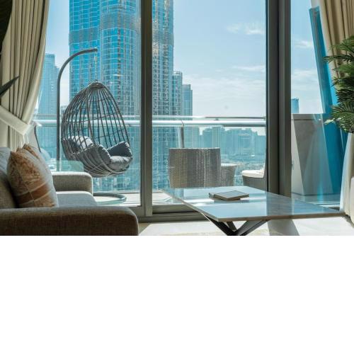 LARBI Breathtaking Burj Khalifa & Fountain Luxurious 1BR