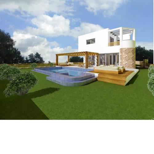 Lardos Villa Sleeps 6 with Pool Air Con and WiFi