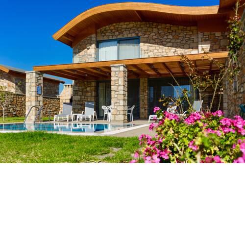 Lardos Villa Sleeps 6 with Pool and Air Con