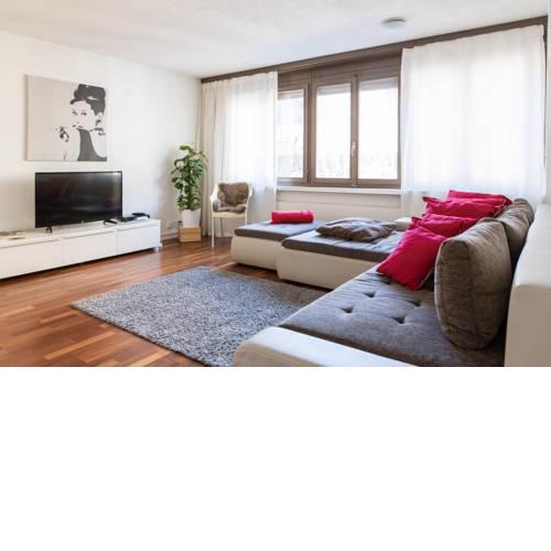 Large, central, bright flat