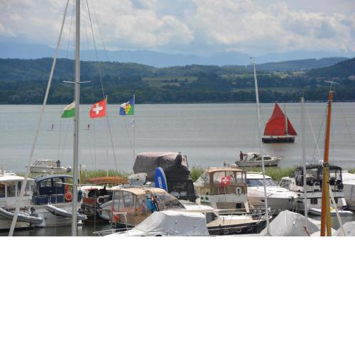 Leben im Hafen am idyllischen Murtensee