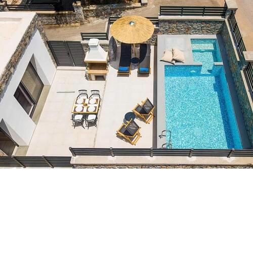 Lindos Villa Sleeps 4 with Pool and Air Con