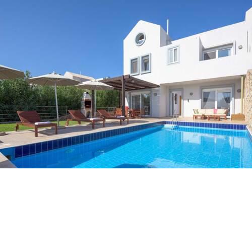 Lindos Villa Sleeps 7 with Pool Air Con and WiFi