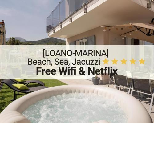 [LOANO-MARINA] Spiaggia, mare, jacuzzi a ☆☆☆☆☆