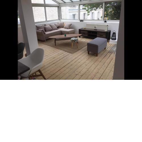 loft baigné de soleil avec terrasse et jardin