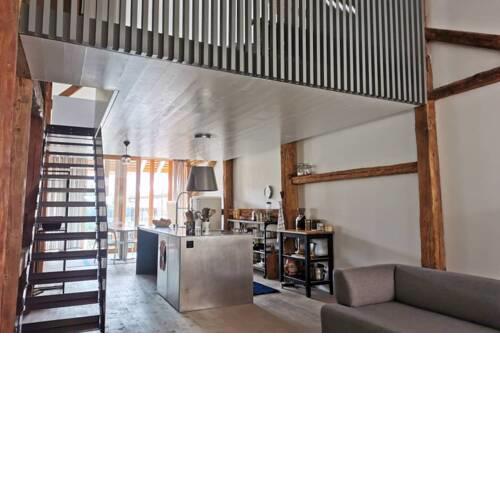 Loft dans grange rénovée