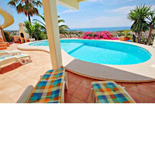 Los Llanos - sea view villa with private pool in Benissa