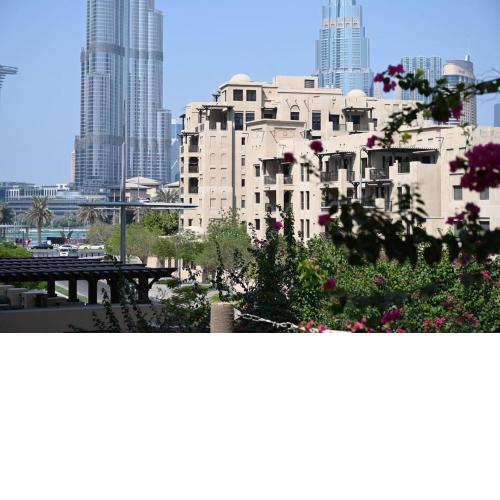 Lovely 1-bedroom apt with direct Burj Khalifa view