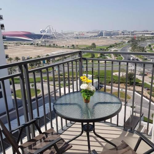 Lovely studio with cool view of Ferrari world