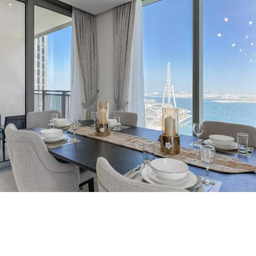 Luton Vacation Homes - Sea and Eye Dubai View & Luxury 3BR , 5242 Tower - , Dubai Marina - 28AB02