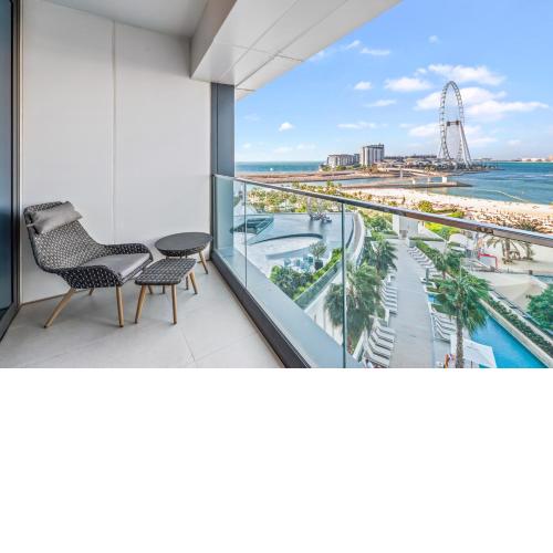 Luxurious 2 bed sea view apt in Address JBR with Private Beach Access