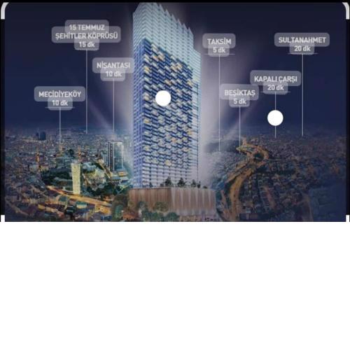 Luxury 1+1 apt in Sinpaş Queen Bomonti