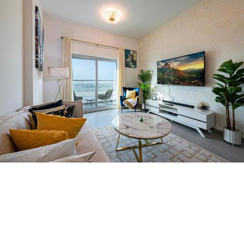 Luxury 1BDR Apt in Al Barsha with beautiful city skyline views