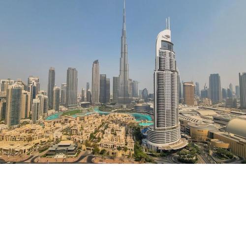 Luxury 2BR High floor Apt. w/ Burj Khalifa view with laser light show and Dancing Fountain View