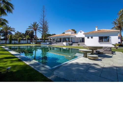 LUXURY 6 BEDROOM VILLA 34121872 GOLDEN MILE MARBELLA, INDOOR POOL VERY LARGE OUTDOOR POOL