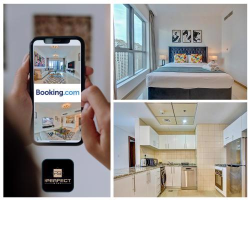 LUXURY Apartment By Your Perfect Stay Short Lets Dubai with SEA VIEWS and SWIMMING POOL