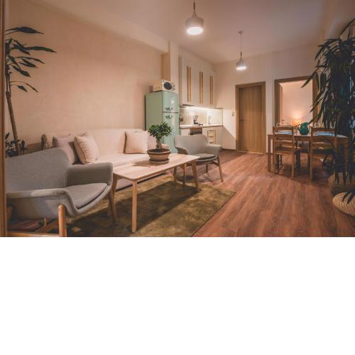 Luxury Apartment in the Heart of Athens - Living Stone Azurite