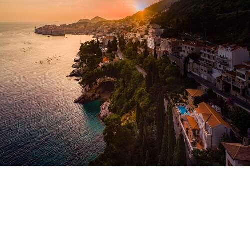 Luxury Beachfront Villa Dubrovnik Palace with private pool and jacuzzi by the beach in Dubrovnik