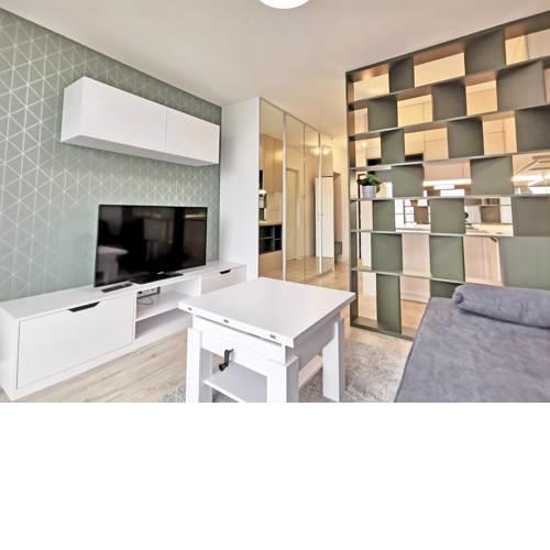 Luxury, bright Studio with garage in Bratislava center