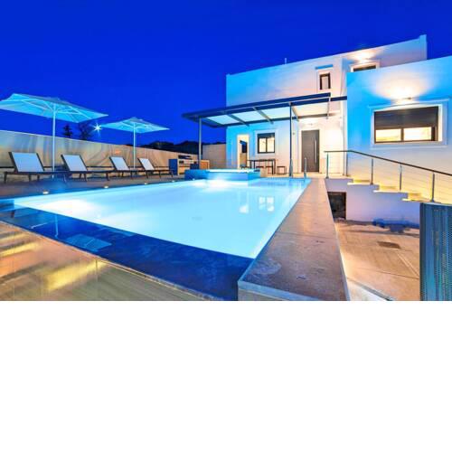 Luxury Chania Villa Perla Bianca Private Pool Chania