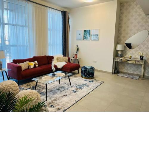 Luxury Fountain-view 2BR near Marina Walk & Metro