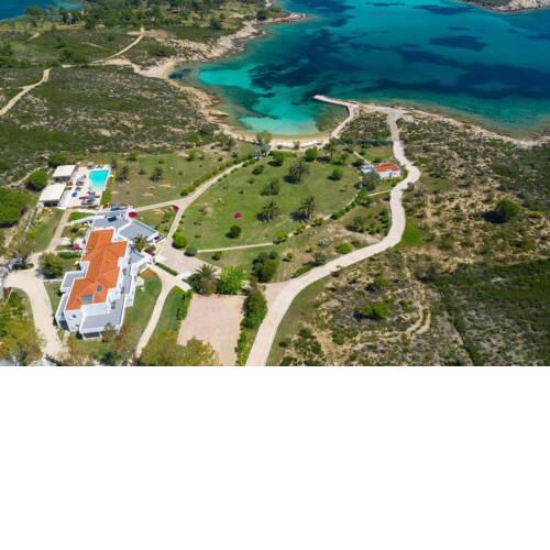 Luxury Halkidiki Villa White House Villa Private Pool Beach Front 10 BDR Vourvourou