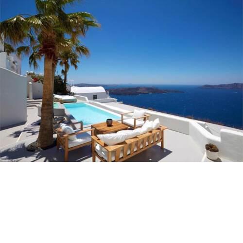 Luxury Holiday-home Santorini with sea