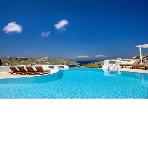 Luxury Mykonos Villa Polymnia Private Pool Sleeps 14 6 Bedrooms 7 Bathrooms Agios Lazaros