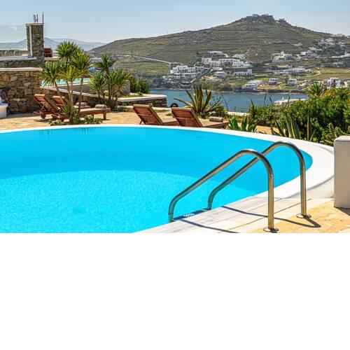 Luxury Mykonos Villa Terpsichore Private Pool Sleeps 12 4 Bedrooms 5 Bathrooms Agios Lazar