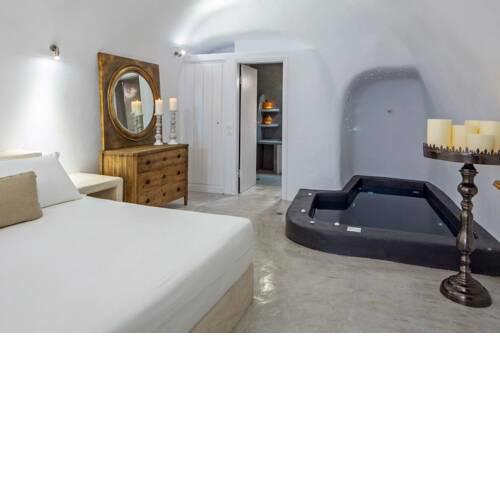 Luxury Santorini Villa Aegean Magic Villa Indoor Outdoor Plunge Pool Sea Caldera View 1