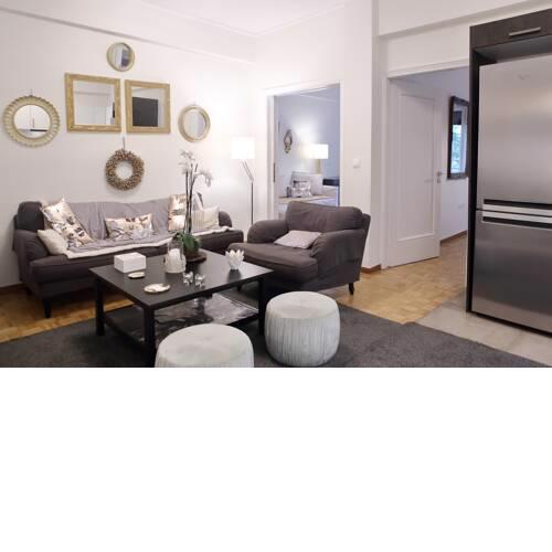 Luxury, Spacious apartment near Megaro Mousikis. Ideal for professionals and families.