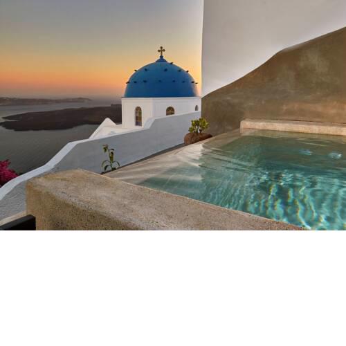 Luxury Villa Blue Dome Santorini