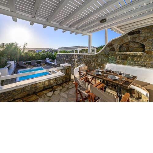 Luxury Villa Kaliopi in Mykonos Private Plunge Pool Sleeps 8 3 Bedrooms 4 Bathrooms Agios