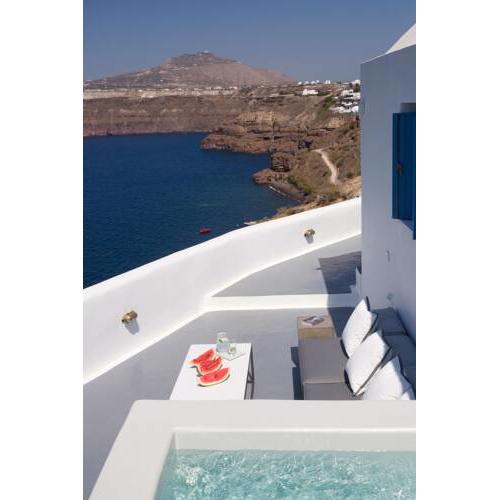 Luxury Villa Santorini Villa Akoti Cave 1 Bedroom Sea View Jacuzzi Akrotiri