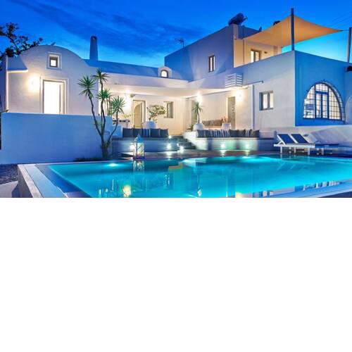 Luxury Villa Santorini Villa Alerian 4 Bedroom Swimming Pool Mesaria