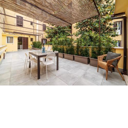Magnolia terrace at Vatican Museum