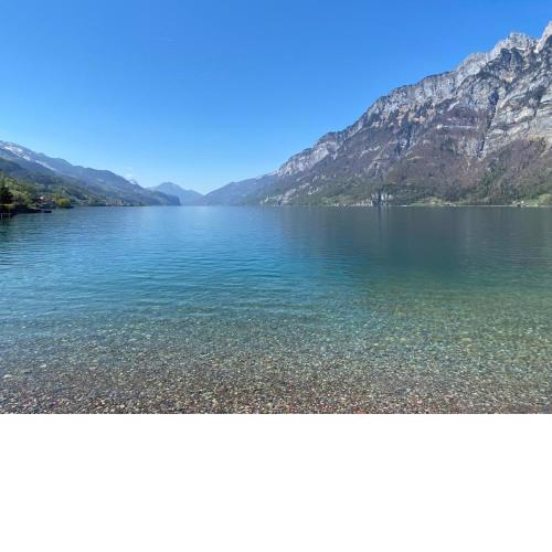 Maisonette im Penthouse-Stil ca 145m2 direkt am Walensee mit Badestrand
