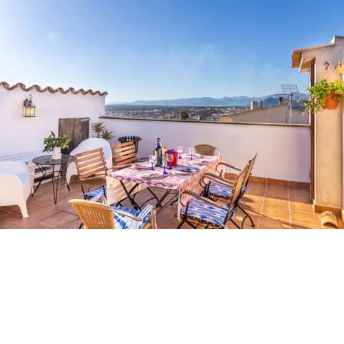 Mallorca traditional townhouse holiday in Llubi - a48647