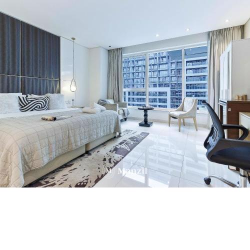 Manzil - Large Studio in Downtown Dubai with Burj Khalifa views