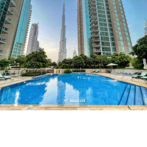 Manzil - Luxury 3BR Villa w/ maid room, Full Burj & Fountain view