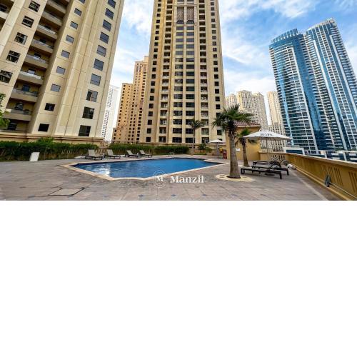 Manzil - Spacious 2BR Apartment in JBR with 5 min walk to the beach