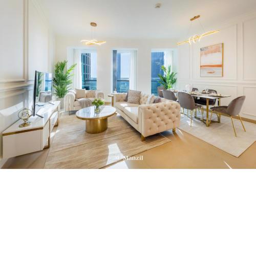Manzil - Spacious 2BR Home w Burj View in Downtown