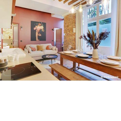 Marais Very charming flat 8 persons AC