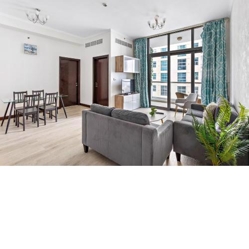 Marina Bliss: Stylish 1BR in DEC Tower 2