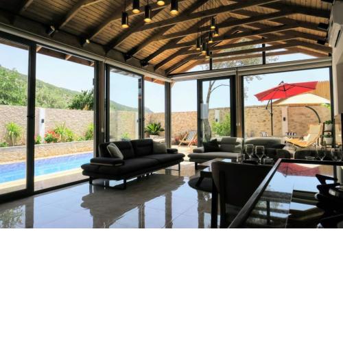 Marvelous Secluded Villa with Jacuzzi Private Pool and a Spacious Backyard in Kalkan