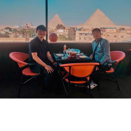 Mazaya pyramids view