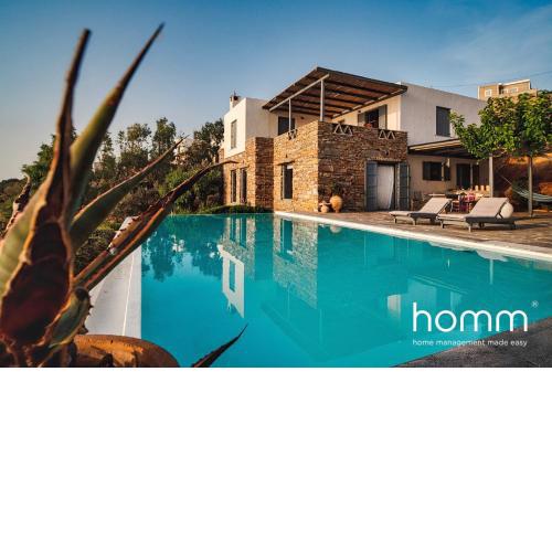 Melissaki homm Villa in Kea Stunning Pool and View