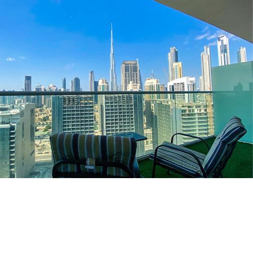 MH- Amazing 1 BHK Burj Khalifa view in Vera Residence Ref 24019