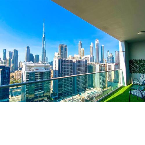 MH- Stylish 1 BHK Burj View in Vera Residence Ref 24020