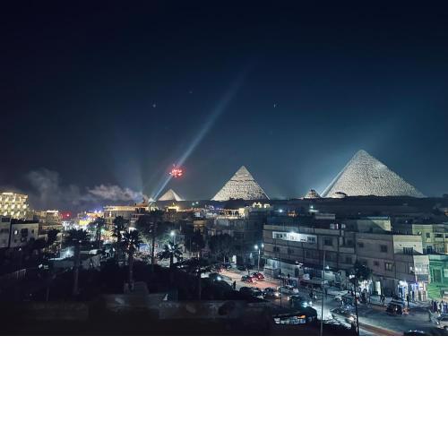 Midnight Pyramids View